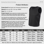 Black Double-Layer Anti-stab Vest
