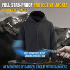 Black Soft Anti-puncture Jacket