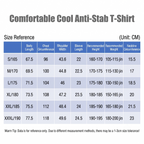 Black Anti-stab Short Sleeve Shirt
