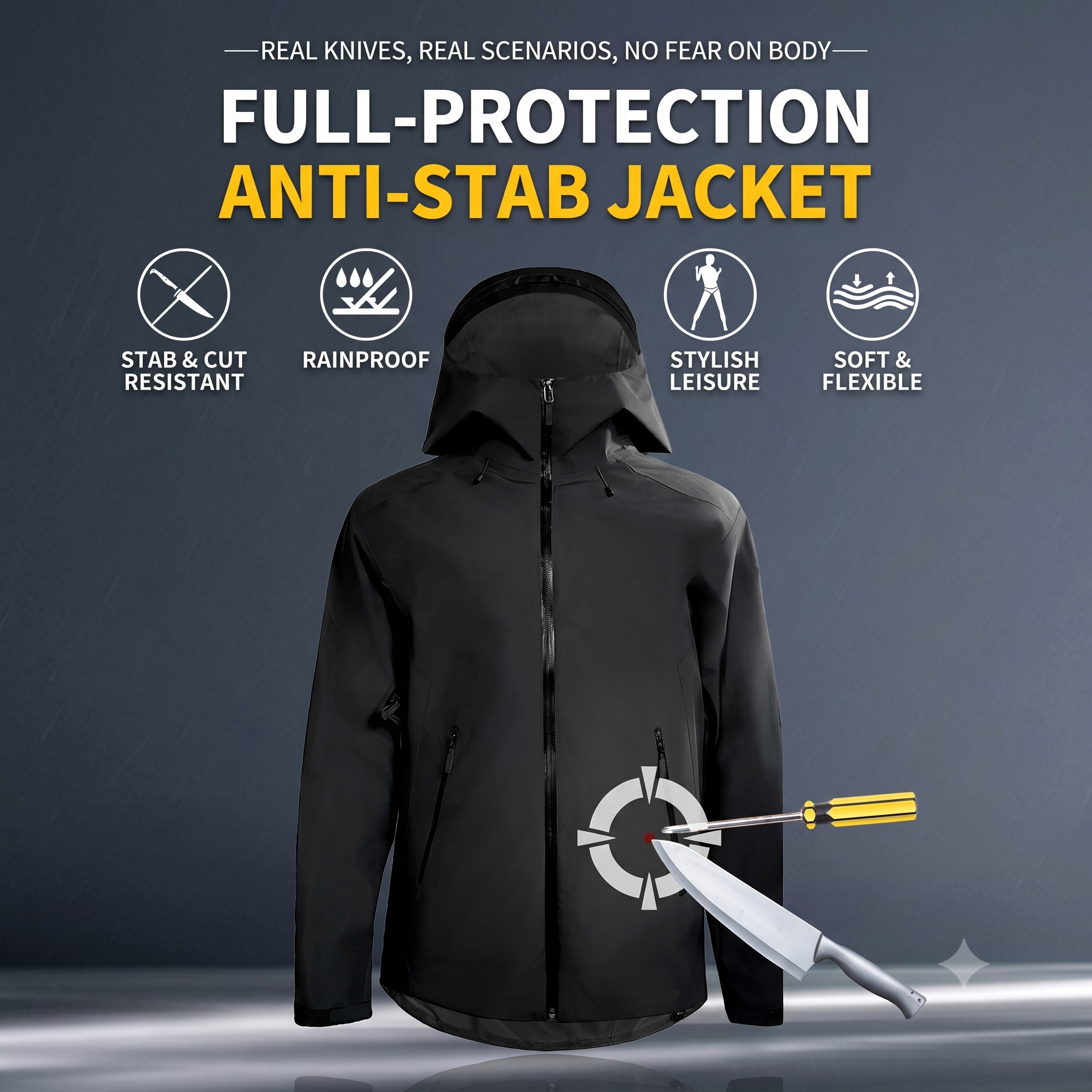 Hard Anti-stab Jacket