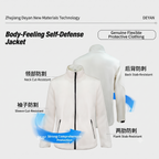 White Double-Layer Anti-puncture Jacket