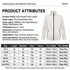 White Double-Layer Anti-puncture Jacket