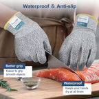 Level 5 Anti-Cut Safety Gloves, Cut Resistant Work Protective Gloves