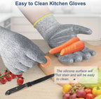 Level 5 Anti-Cut Safety Gloves, Cut Resistant Work Protective Gloves