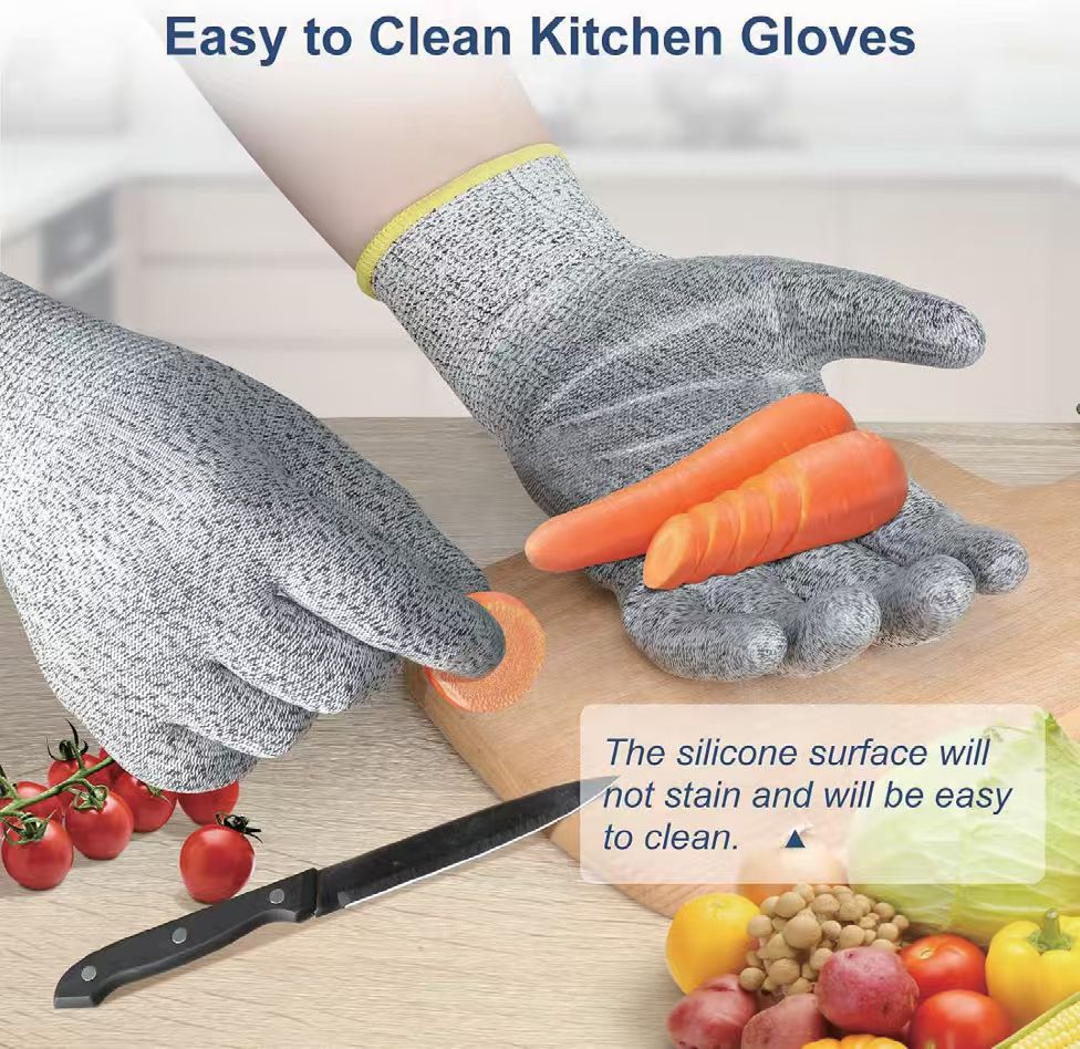 Level 5 Anti-Cut Safety Gloves, Cut Resistant Work Protective Gloves